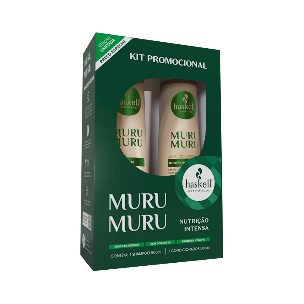 imagem de KIT HASKELL MURUMURU SH 500ML+COND 500ML