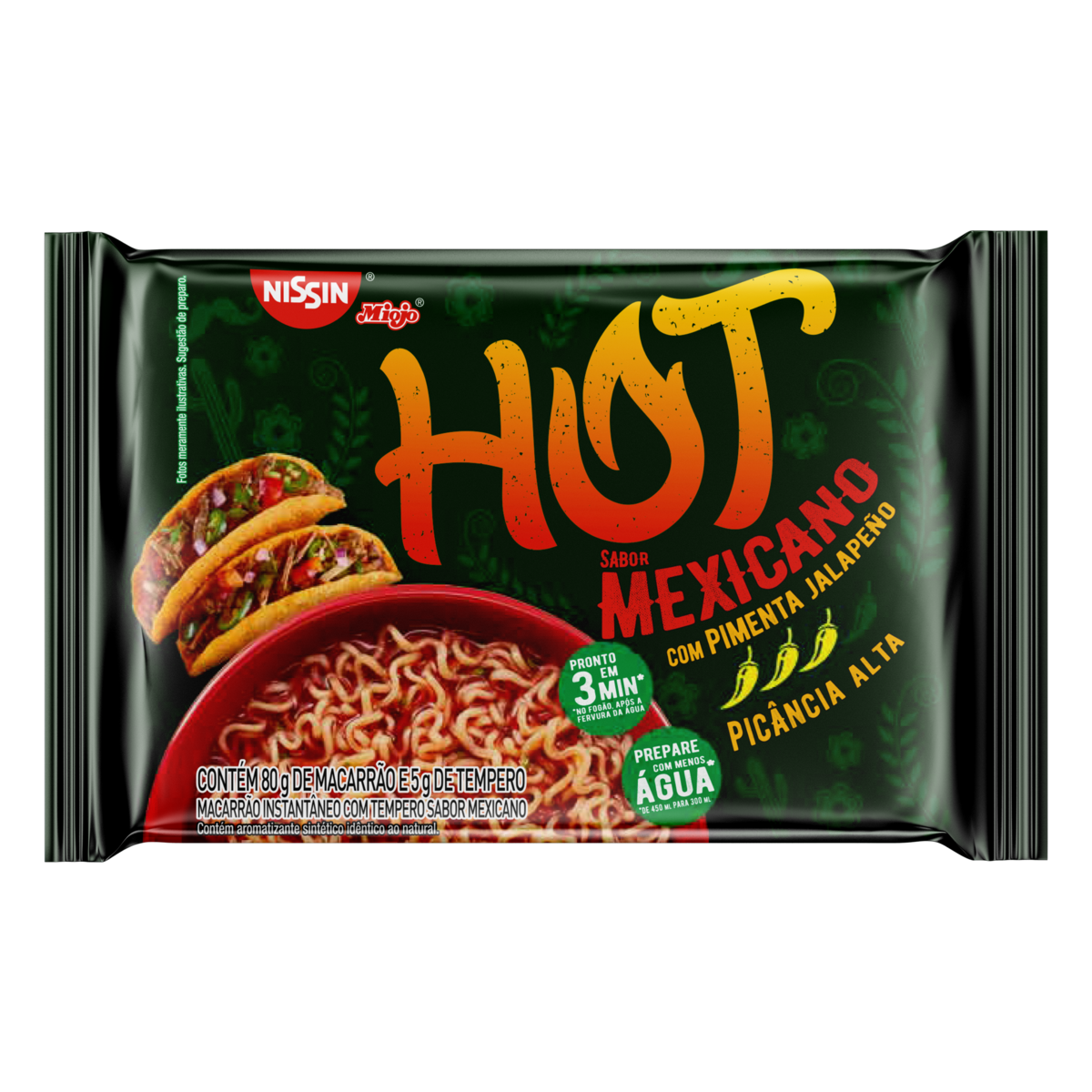 imagem de NISSIN LAMEN 85G HOT MEXICANO