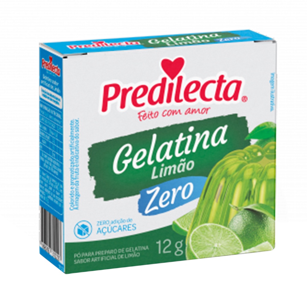 imagem de GELATINA PREDILECTA 12G ZERO LIMAO