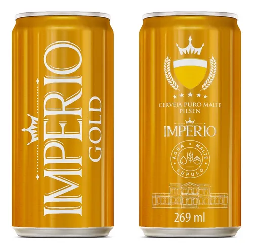 imagem de CERV IMPERIO GOLD 269ML PURO MALTE LATA