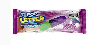 imagem de PIRULITO POP LETTER 14G UVA