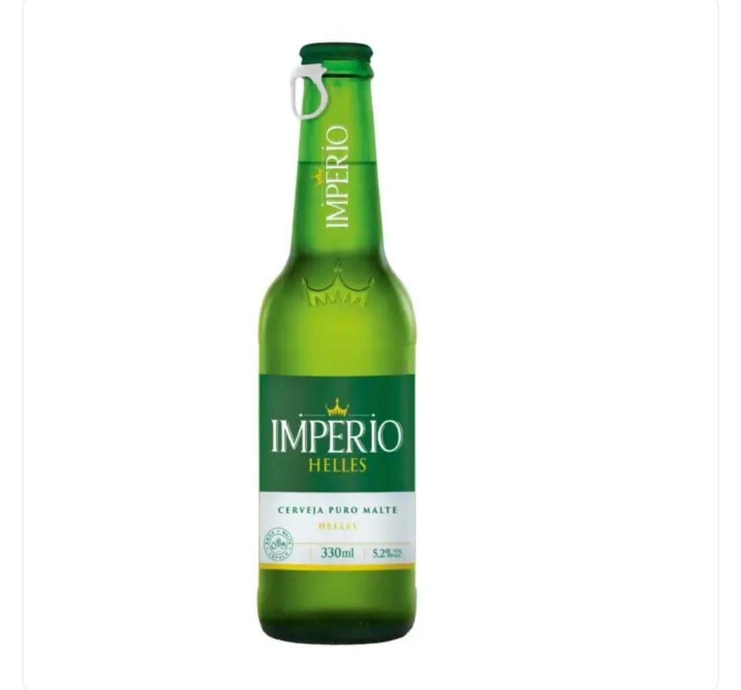 imagem de CERV IMPERIO HELLES 330ML PURO MALTE GFA