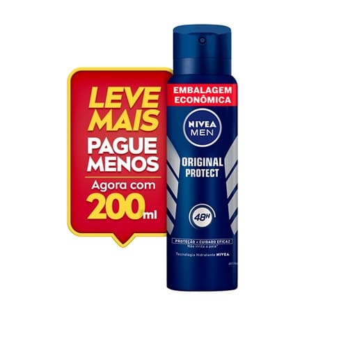 imagem de DS NIVEA  200ML AERO MEN ORIGINAL PROTECT