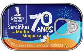 imagem de SARD GOMES DA COSTA 125G MOLHO MOQUECA