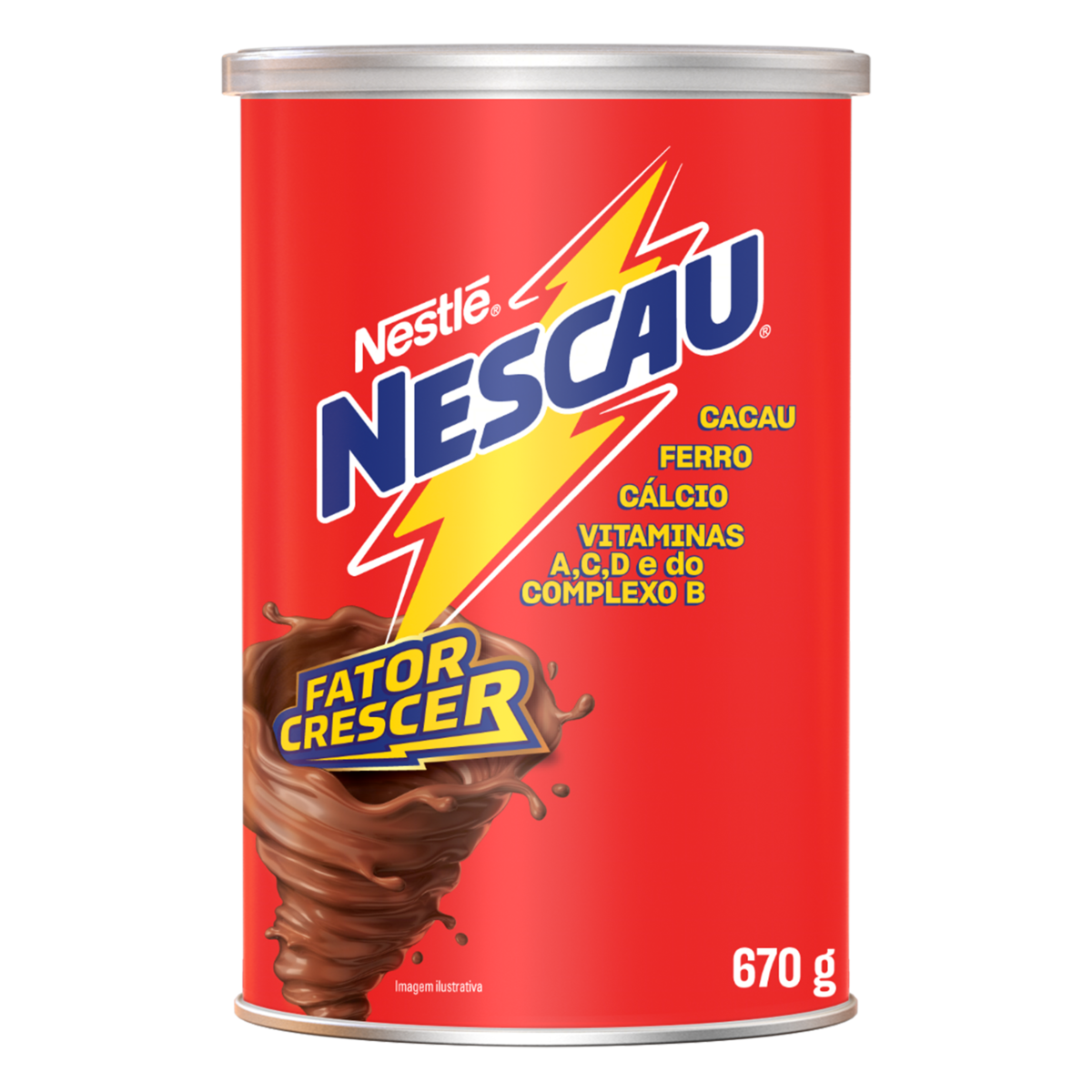 imagem de ACHOC PO NESCAU 670G CILINDRO