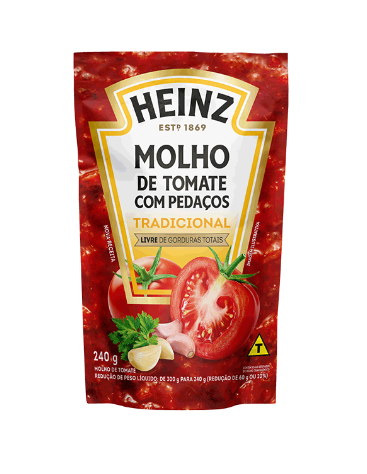 imagem de MOLHO TOM HEINZ 240G TRAD. SACHE