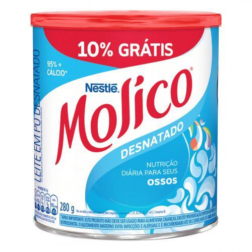 imagem de LEITE PO MOLICO 280G DESNATADO INST 10%GTS