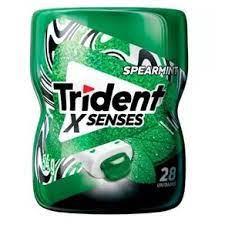 imagem de GOMA TRIDENT X SENSES 54G SPEARMINT C/28UN
