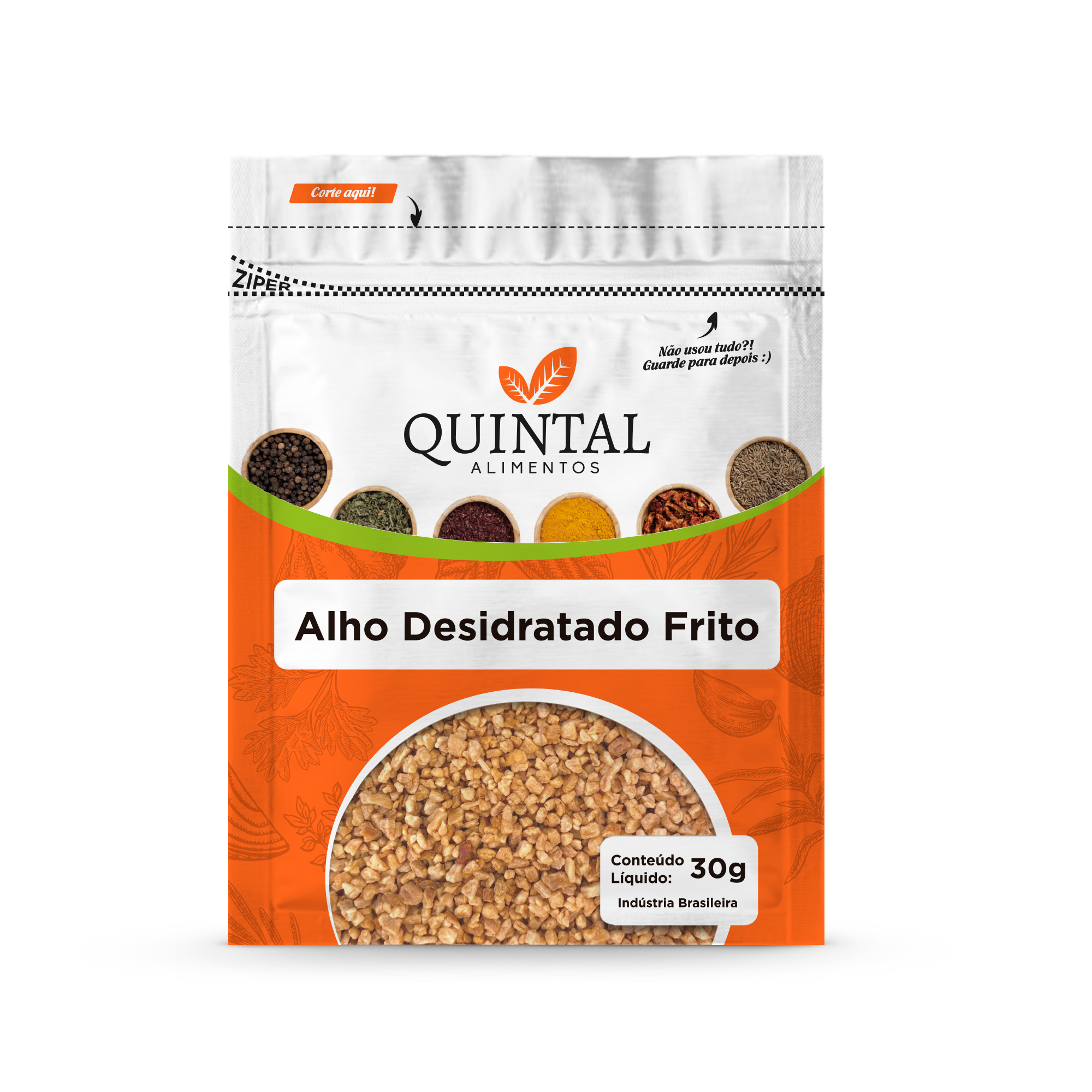 imagem de ALHO DESID FRITO QUINTAL 30G