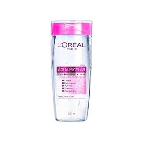 imagem de AGUA MICELAR LOREAL 200ML SOL. LIMP 5 EM 1
