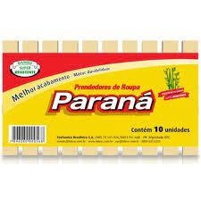 imagem de PRENDEDOR DE ROUPAS PARANA BAMBU C/10UN