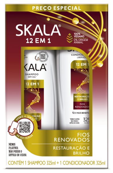 imagem de KIT SKALA SH325ML+COND200ML 12 EM 1