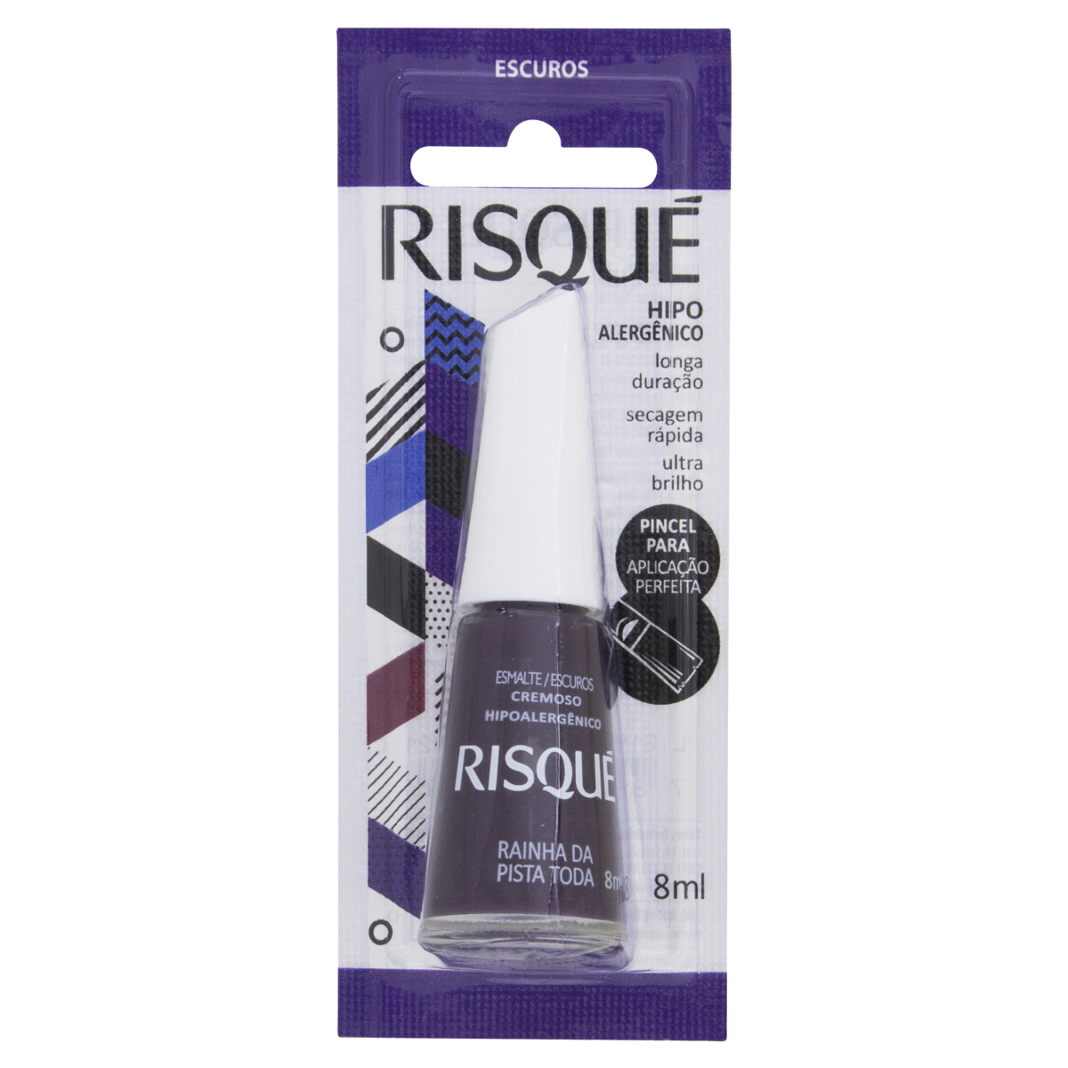 imagem de ESMALTE RISQUE 8ML RAINHA DA PISTA TD