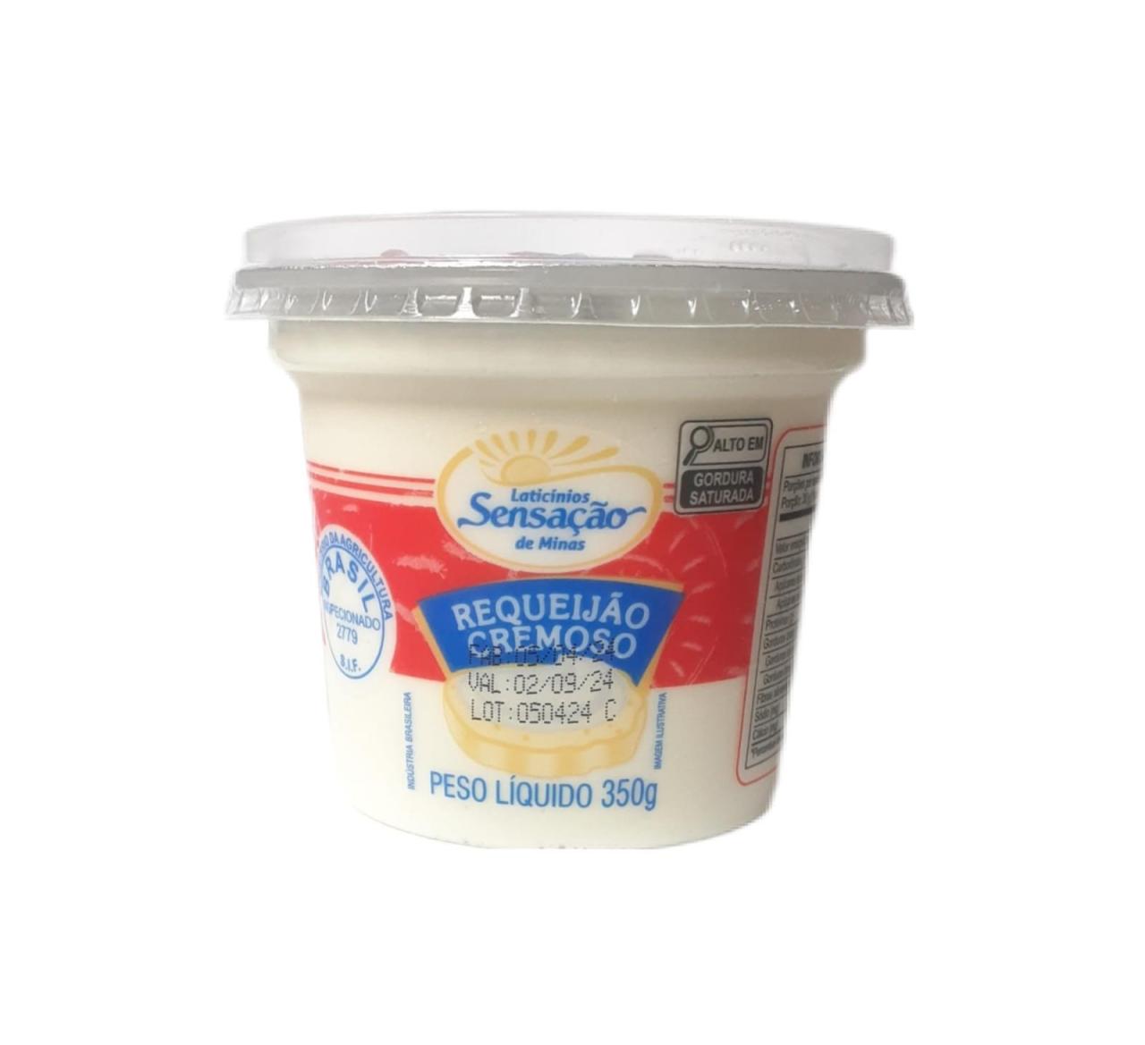 imagem de REQUEIJAO CREM SENSACAO MINAS 350G POTE