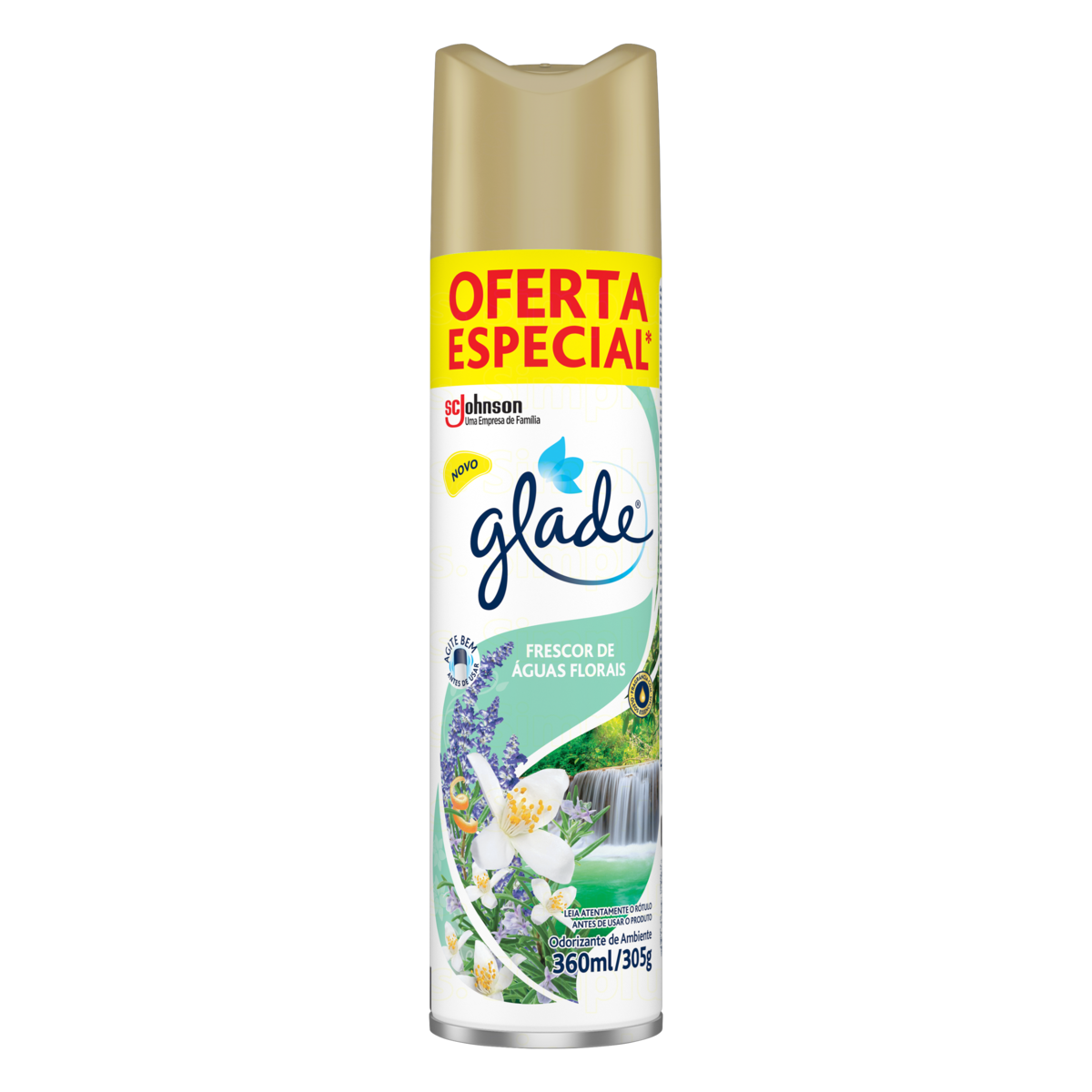 imagem de GLADE AEROSOL 360ML FRESCOR AGUAS FLORAIS