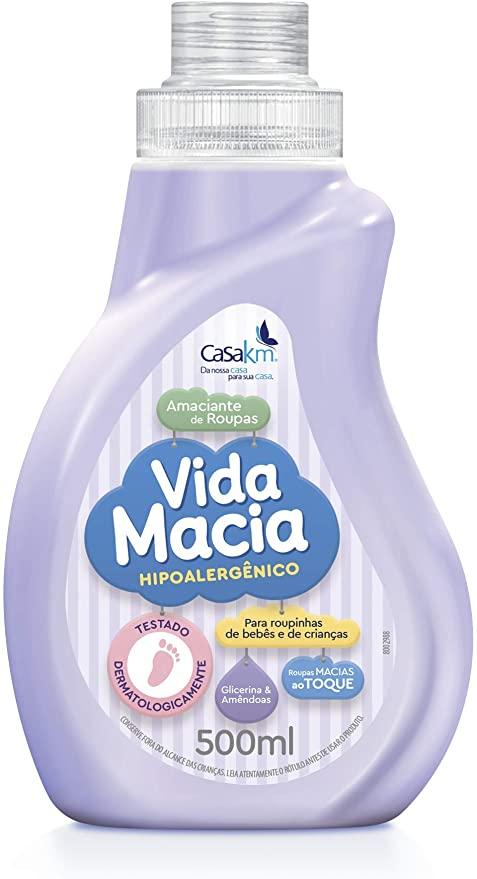 imagem de AMAC ROUPAS VIDA MACIA 500ML GLIC E AMENDOAS