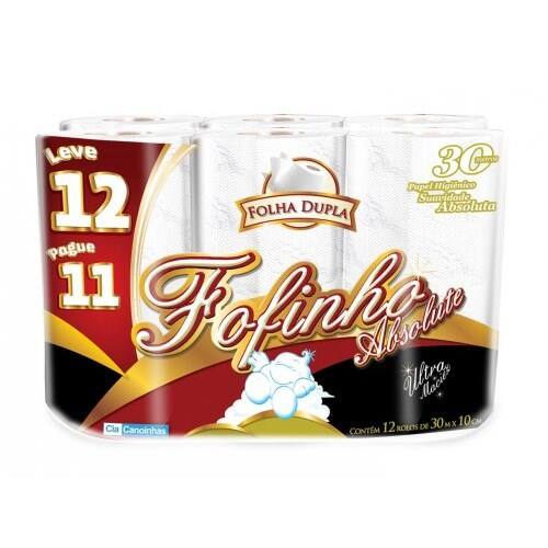 imagem de PAPEL HIG FOFINHO ABSOLUTE C12 30MT FD