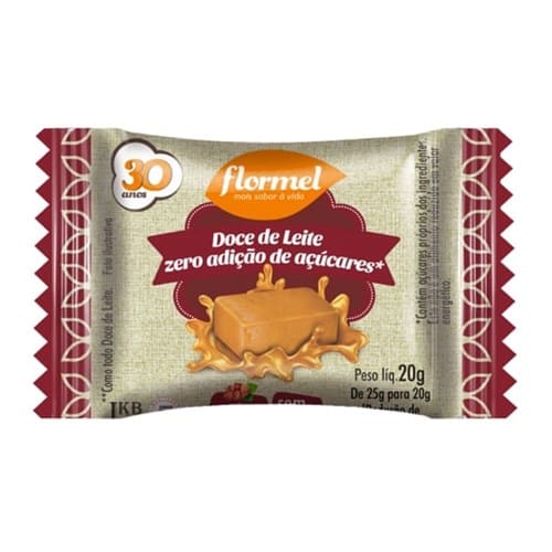imagem de DOCE DE LEITE FLORMEL 20G ZERO ACUCAR