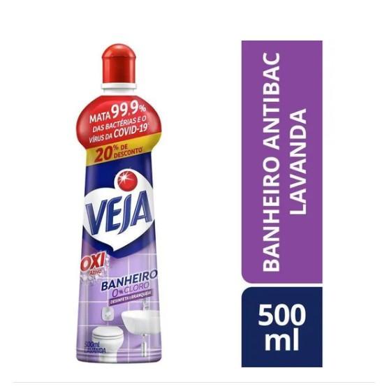 imagem de VEJA BANHEIRO ANTIBAC 500ML LAVANDA SQUEEZE 20%