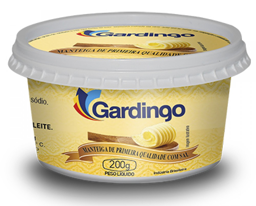 imagem de MANTEIGA GARDINGO 200G C SAL