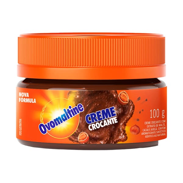 imagem de CREME CROCANTE OVOMALTINE 100G POTE