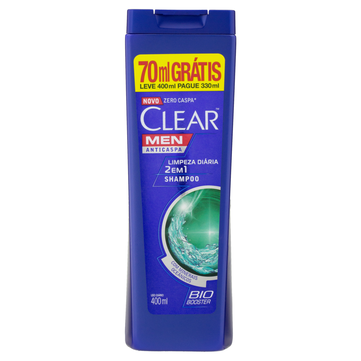 imagem de SH CLEAR 400ML MEN ANTICASPA LIMP DIARIA 2 EM 1