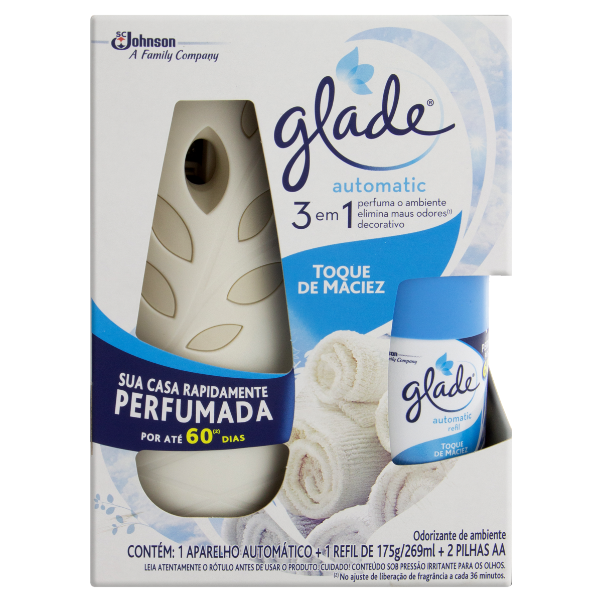 imagem de GLADE AUTOMATIC 3EM1 AP 269ML TOQUE DE MACIEZ