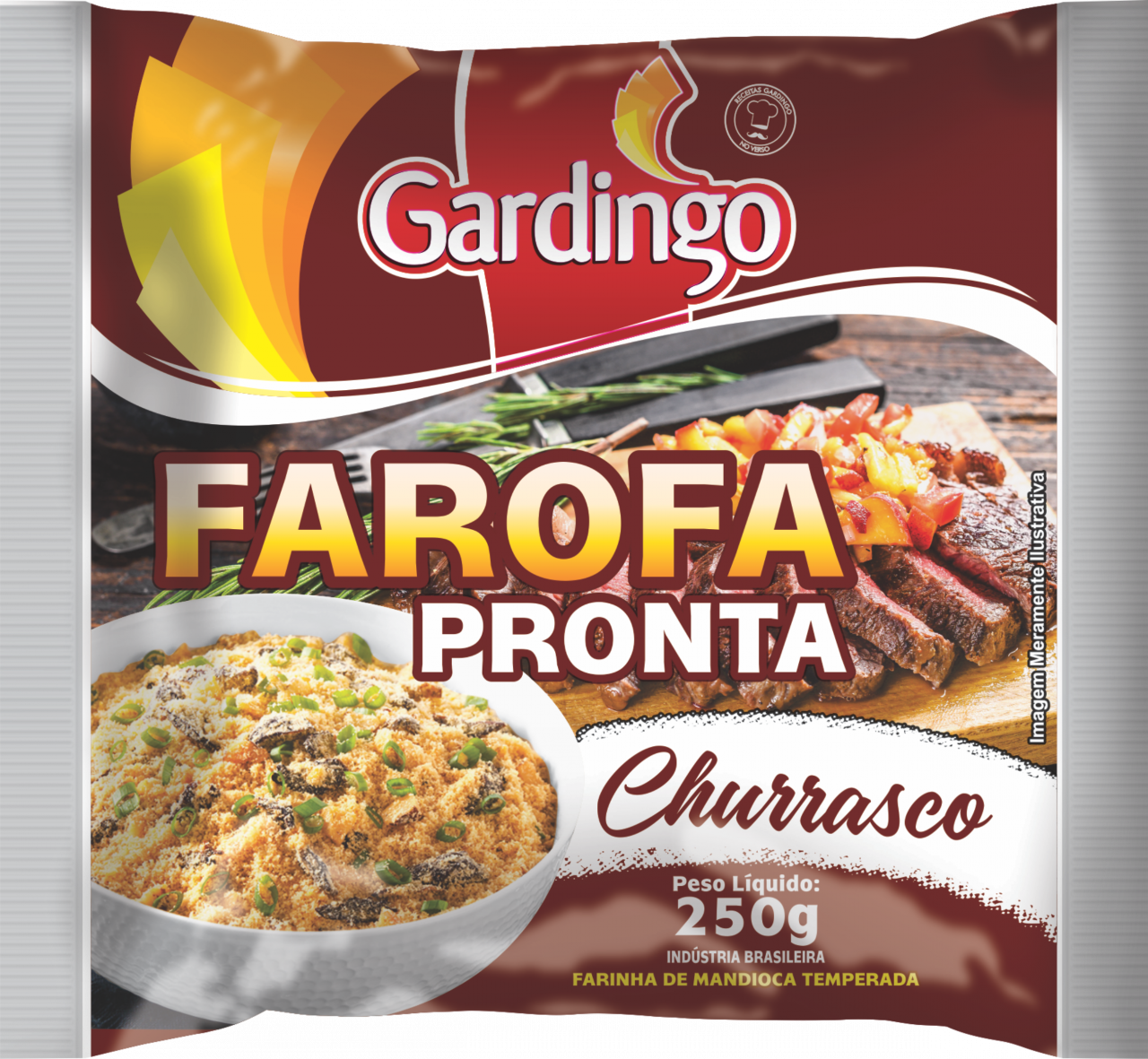 imagem de FAROFA GARDINGO 250G CHURRASCO