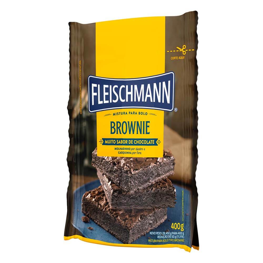 imagem de MIST BOLO FLEISCHMANN 400G BROWNIE
