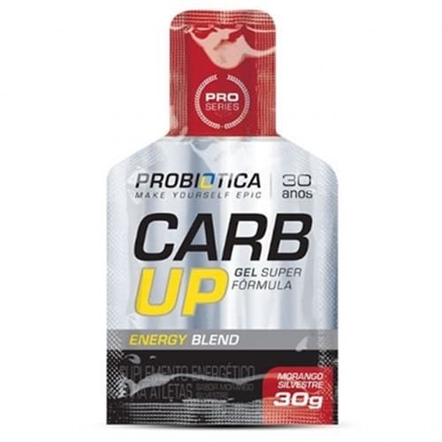 imagem de CARB UP GEL MORANGO SILV 30G PROBIOTICA SACHE