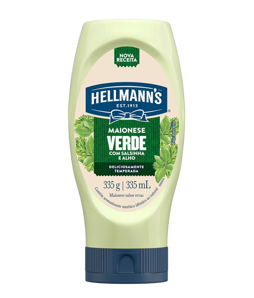imagem de MAIONESE HELLMANNS 335G VERDE SQZ OFERTA ESPECIAL