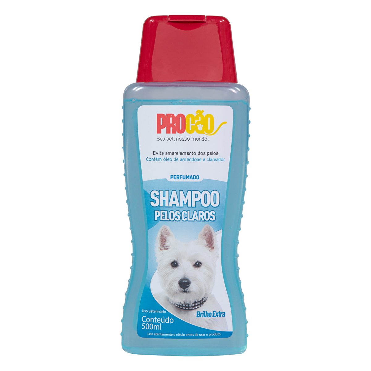 imagem de SHAMPOO PET PROCAO 500ML PELOS CLAROS