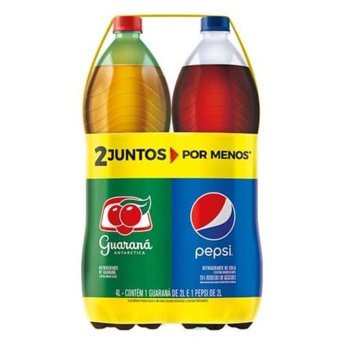 imagem de KIT REFRI GUARANA 2L + PEPSI COLA 2L