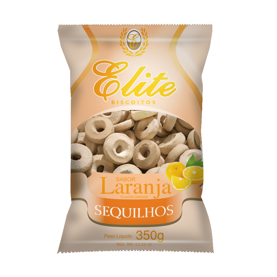 imagem de SEQUILHOS ELITE 350G LARANJA