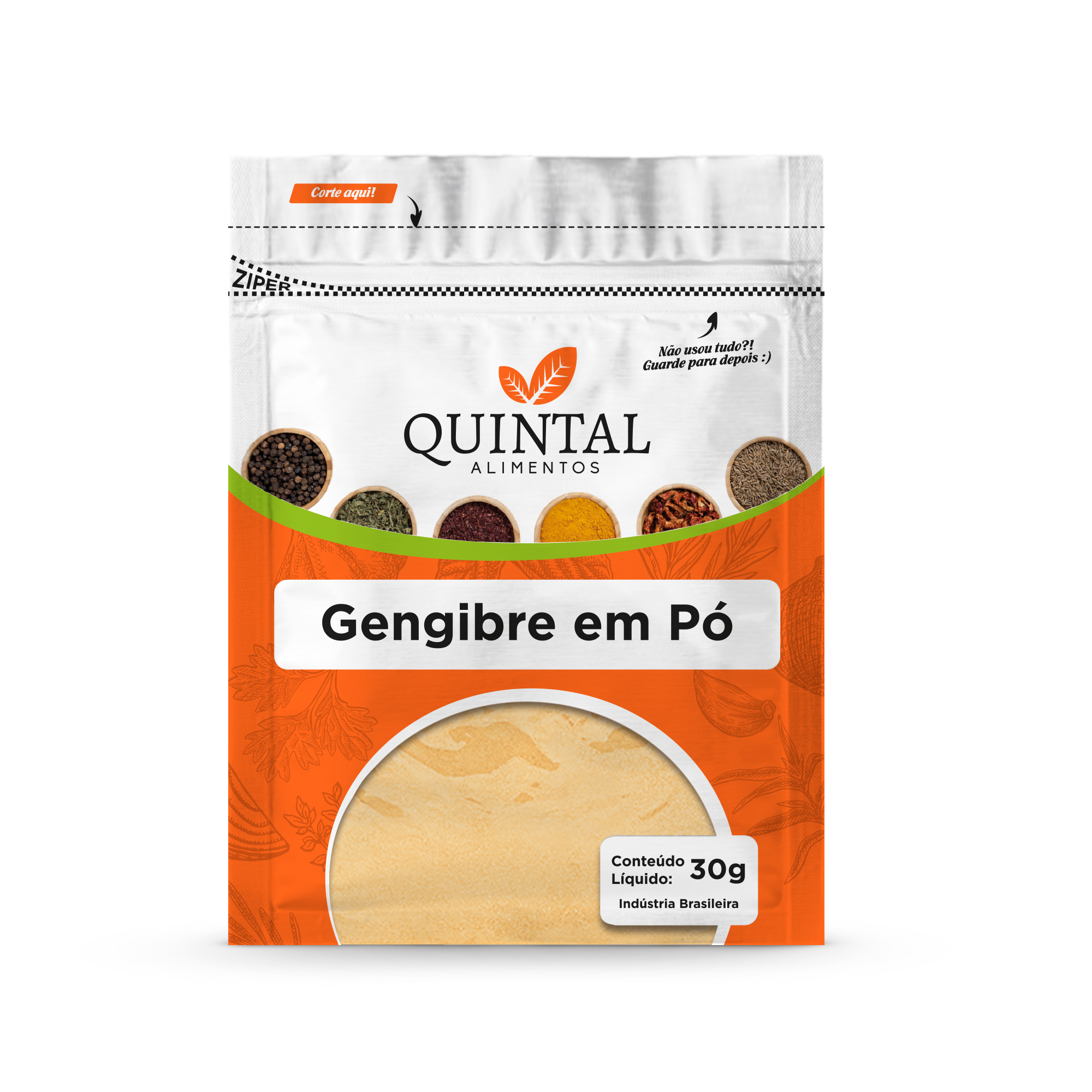 imagem de GENGIBRE EM PO QUINTAL 30G