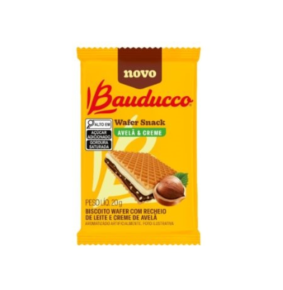 imagem de MINI WAFER BAUDUCCO SNACK 20G AVELA/CREM