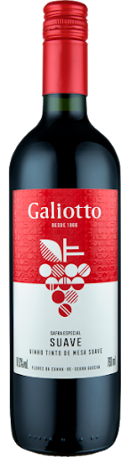 imagem de VINHO GALIOTTO 750ML TINTO SUAVE