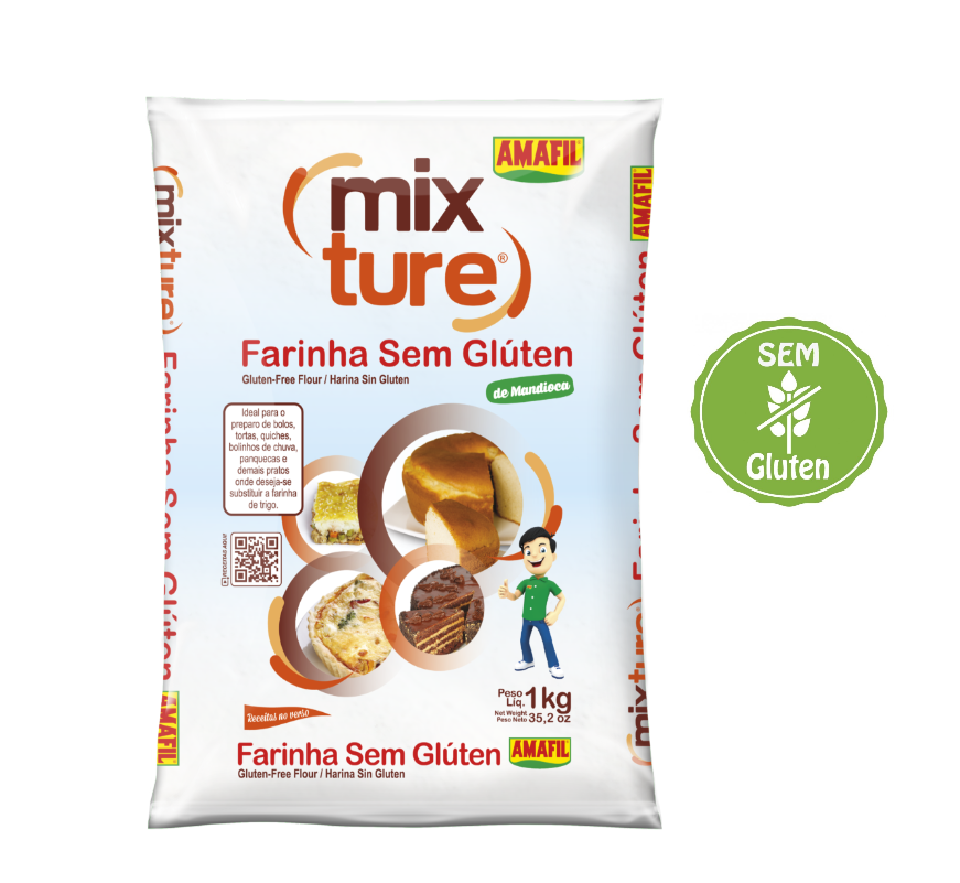 imagem de FAR MAND MIXTURE 1KG S GLUTEN