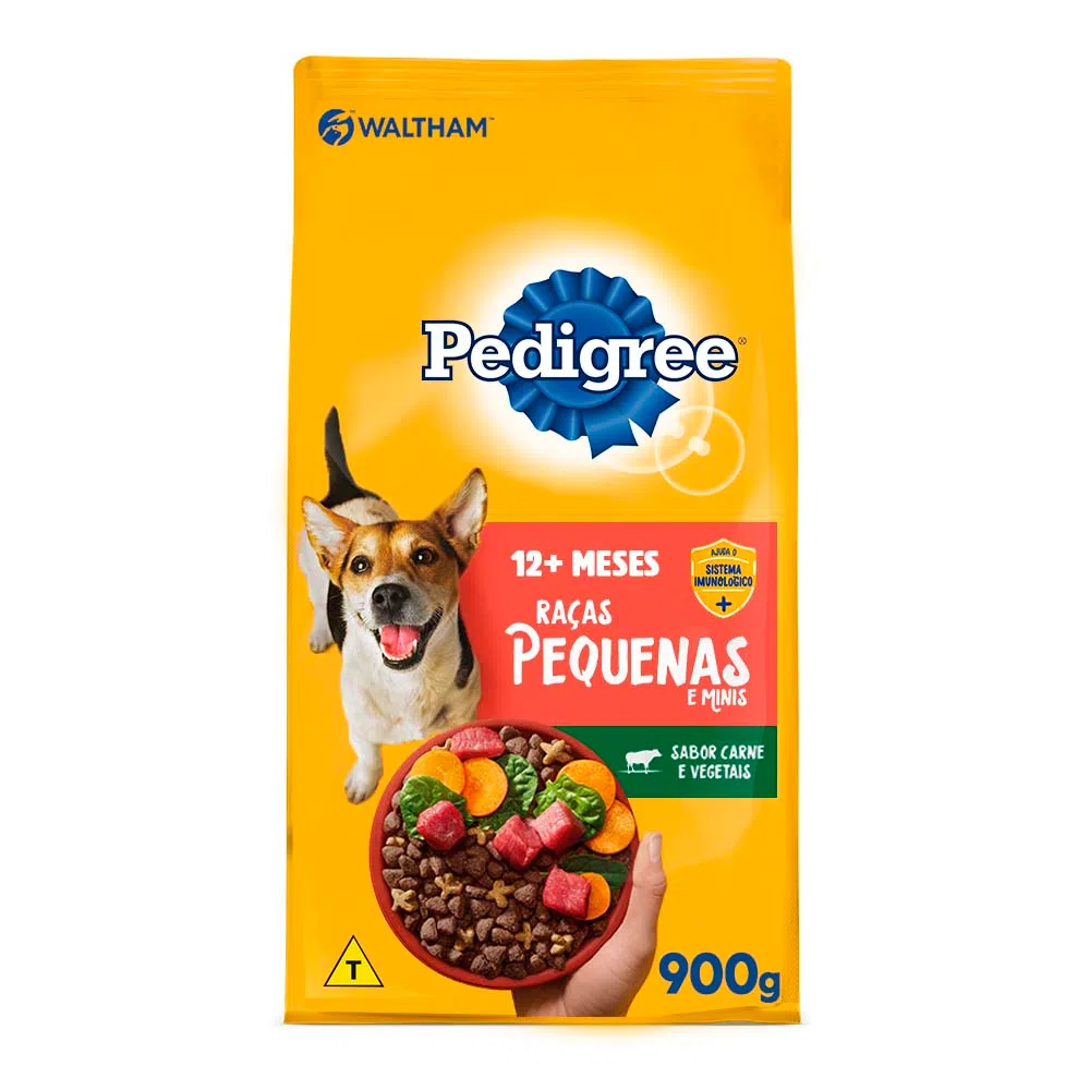 imagem de RACAO P/ CAES PEDIGREE 900G R. PEQUENAS E MINIS