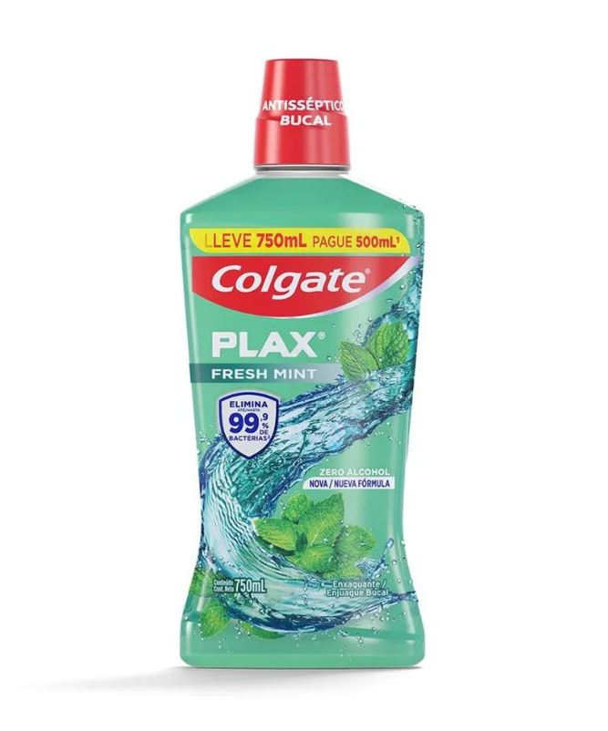 imagem de ENX BUCAL COLGATE PLAX 750ML FRESH MINT L750P500
