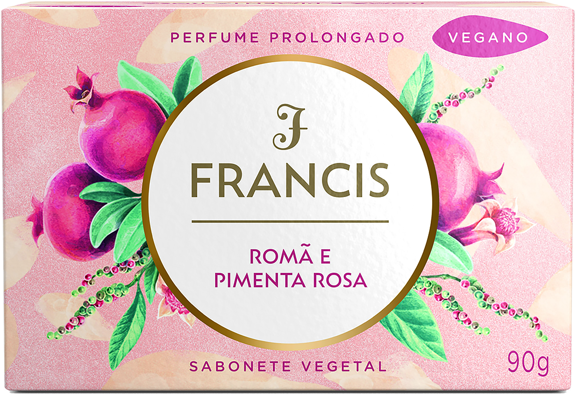 imagem de SAB FRANCIS 90G ROMA E PIMENTA ROSA