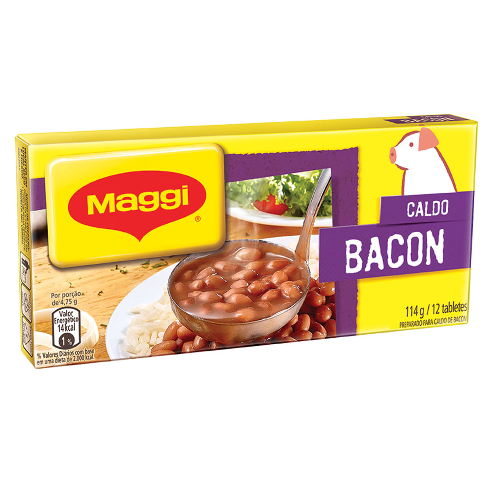 imagem de CALDO MAGGI 114G BACON C 12