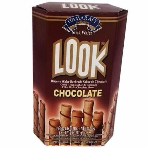 imagem de BISC LOOK 55G WAFER CHOCOLATE