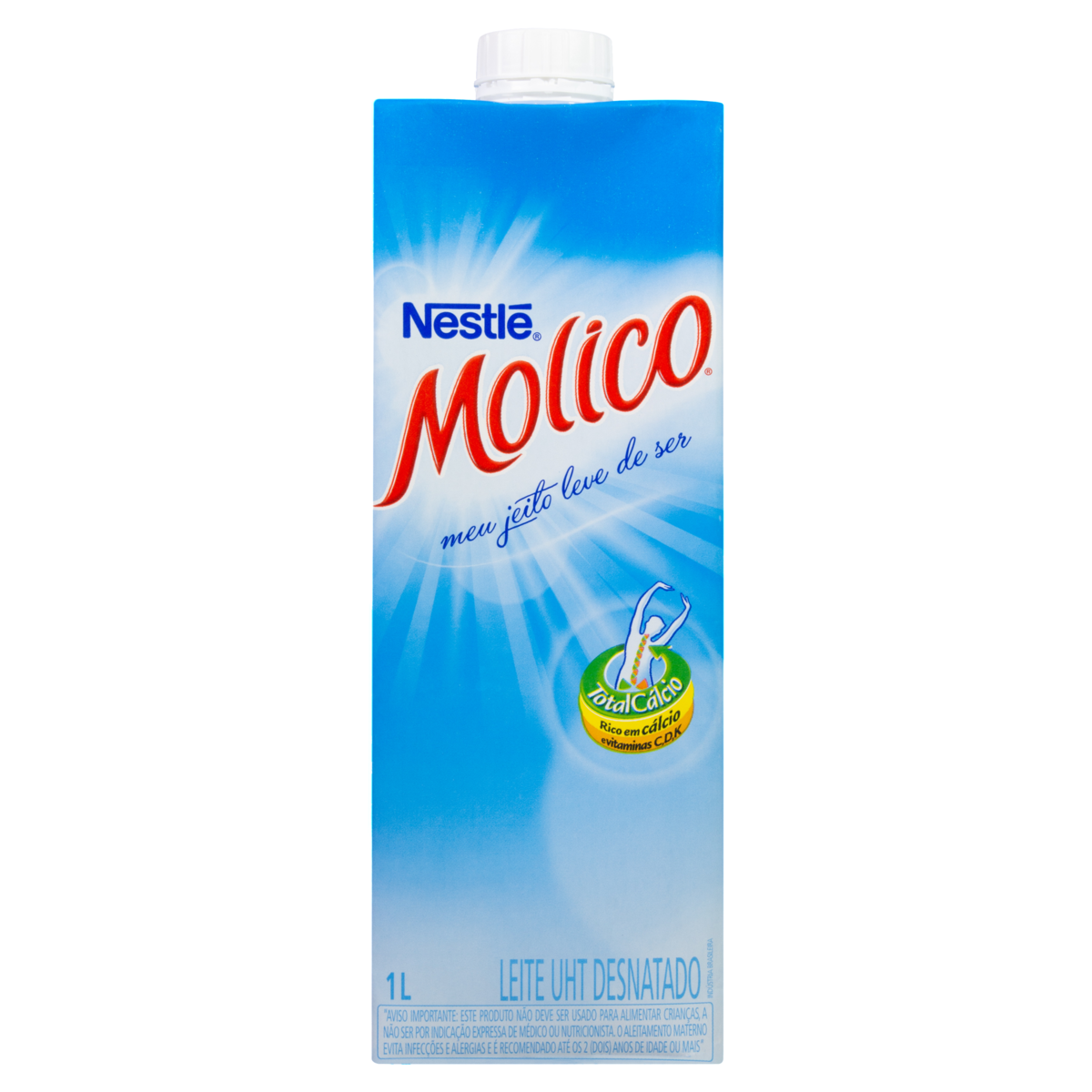 imagem de LEITE UHT MOLICO 1LT DESNATADO