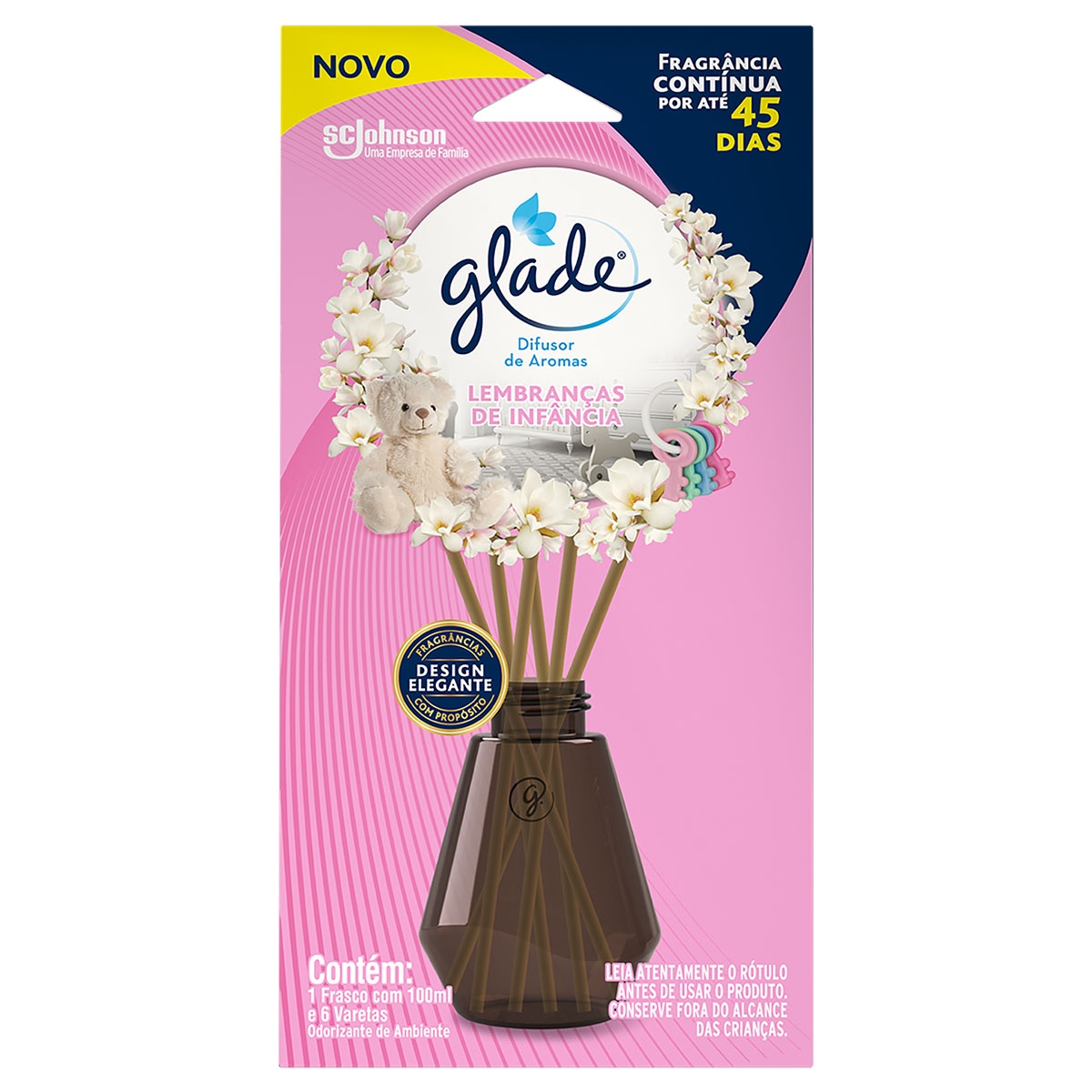 imagem de GLADE DIFUSOR AROMAS 100ML LEMBRANCAS DE INFANCIA