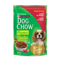 imagem de DOG CHOW 100G ADULTO CARNE AO MOLHO