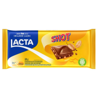 imagem de CHOC BARRA LACTA 80G SHOT