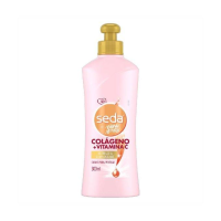 imagem de CR PENTEAR SEDA 300ML COLAGENO + VITAMINA