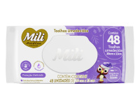imagem de LENCO UMED MILI LOVE CARE  C48UN LAVANDA