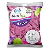 imagem de BALOES STARLUX  N 6,5 LISO ROSA BABY C/25UN